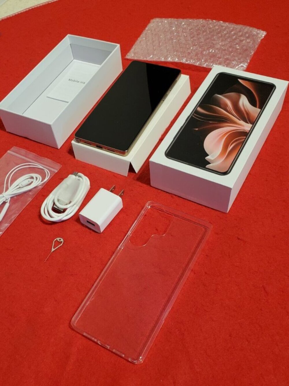 New S25 ULTRA Cell Phone W/Pen & Accessories Gorgeous Un-locked Purple Save $